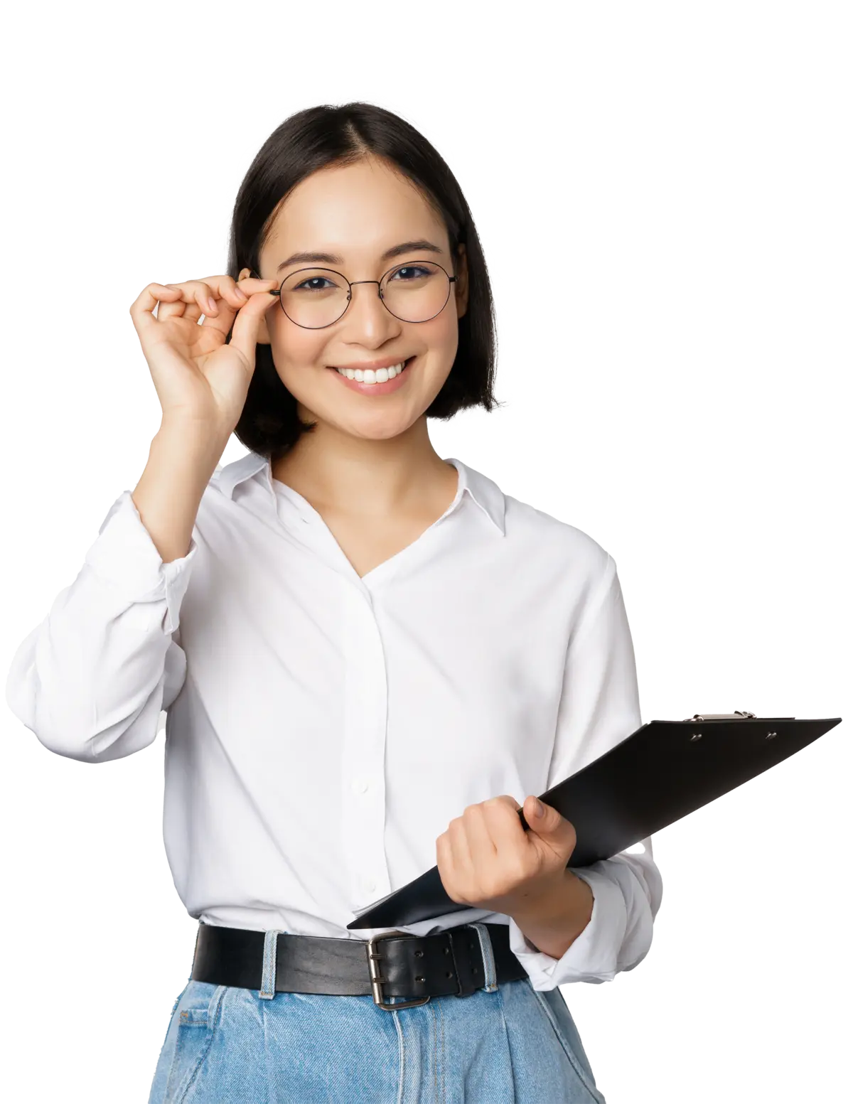 Jobseeker using laptop